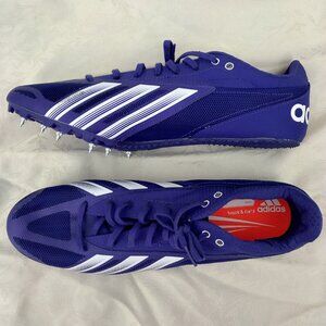 Adidas Sprintstar IV Blue White Track Field Spikes Shoes Mens Size 12.5 B40815
